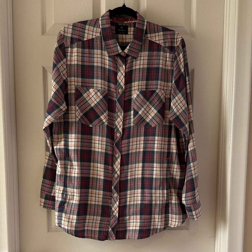 Wind River Plaid Button-Up Shirt -XL